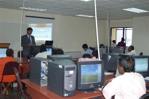 Dr. Anurag Sinha delivers a presentation 